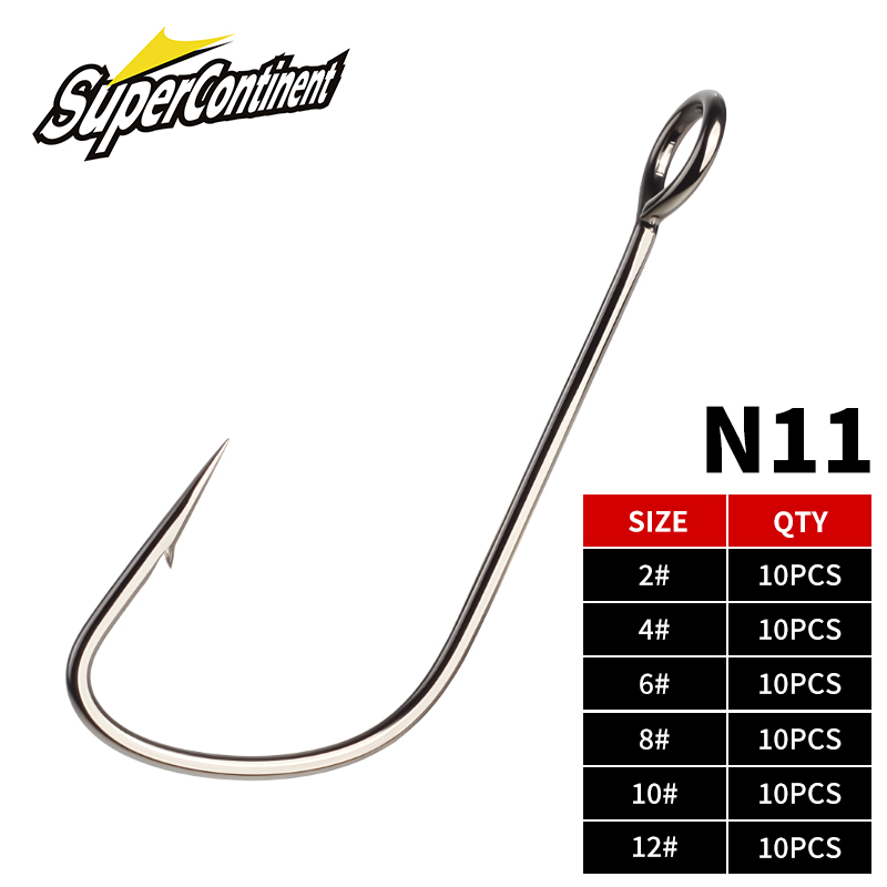 Fishing Hook Assortment - Superkontynent 2 # -12 # 10