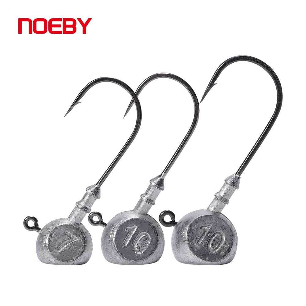 Noeby Jig Head 7g 10g 1/0 2/0  – Fishing Hook Offset recenzja i cena