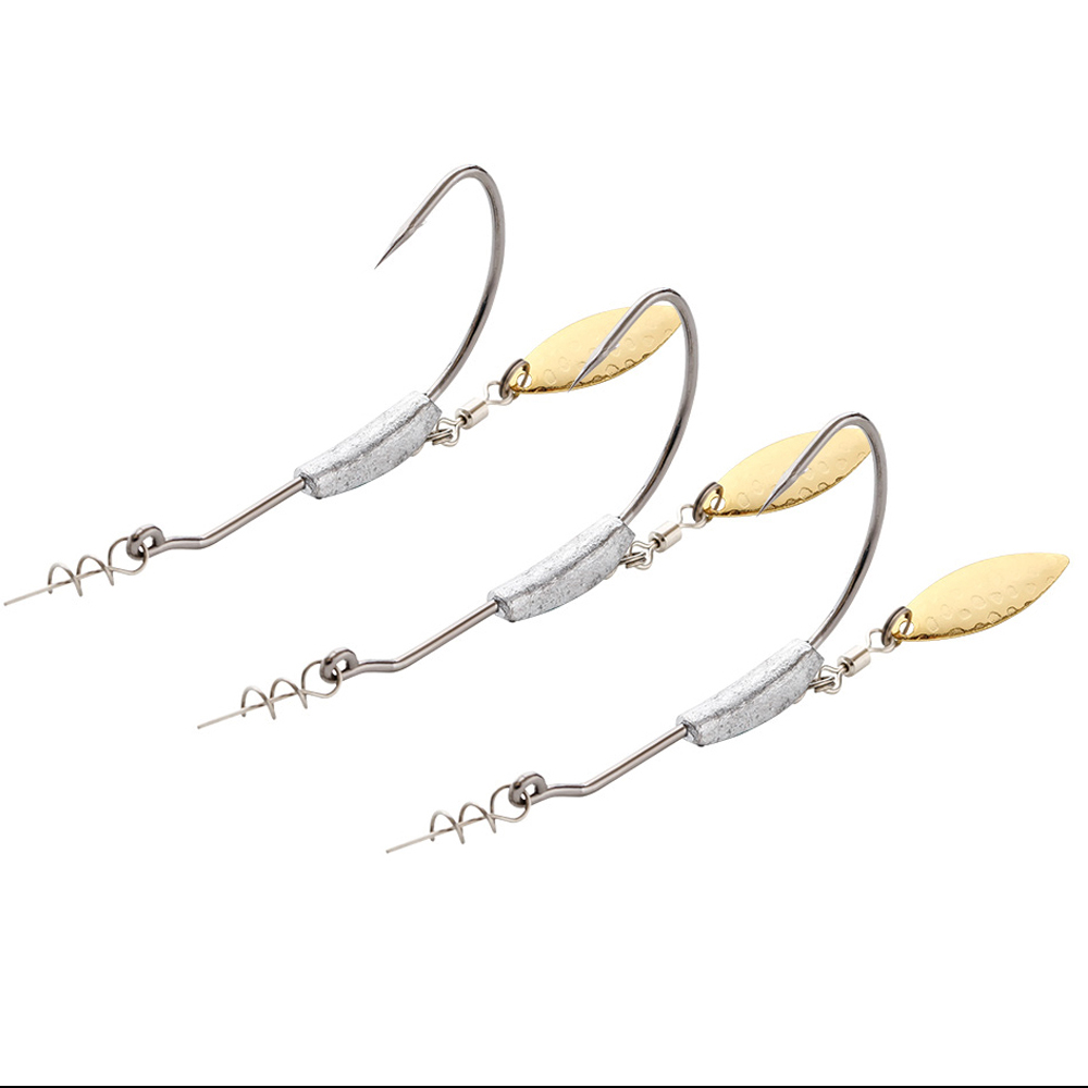 ATUENO 4 sztuk Offset haczyki  – Fishing Hook Offset recenzja i cena