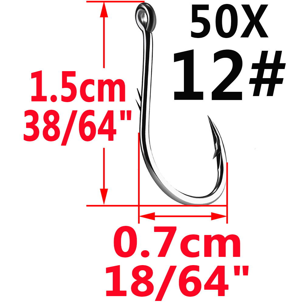 50 sztuk Iseama koło Carp Eyed – Fishing Hook Assortment recenzja i cena