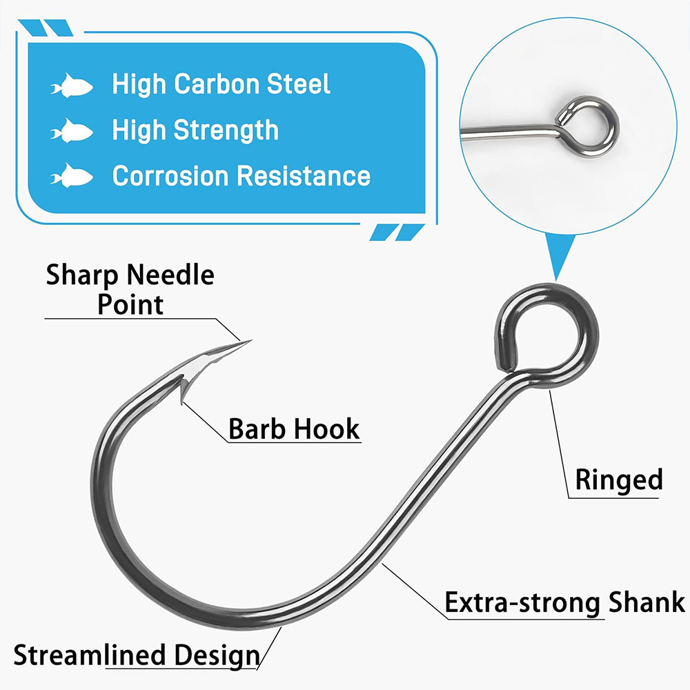 70 szt. Pojedyncze haczyki węd – Fishing Hook Assortment recenzja i cena