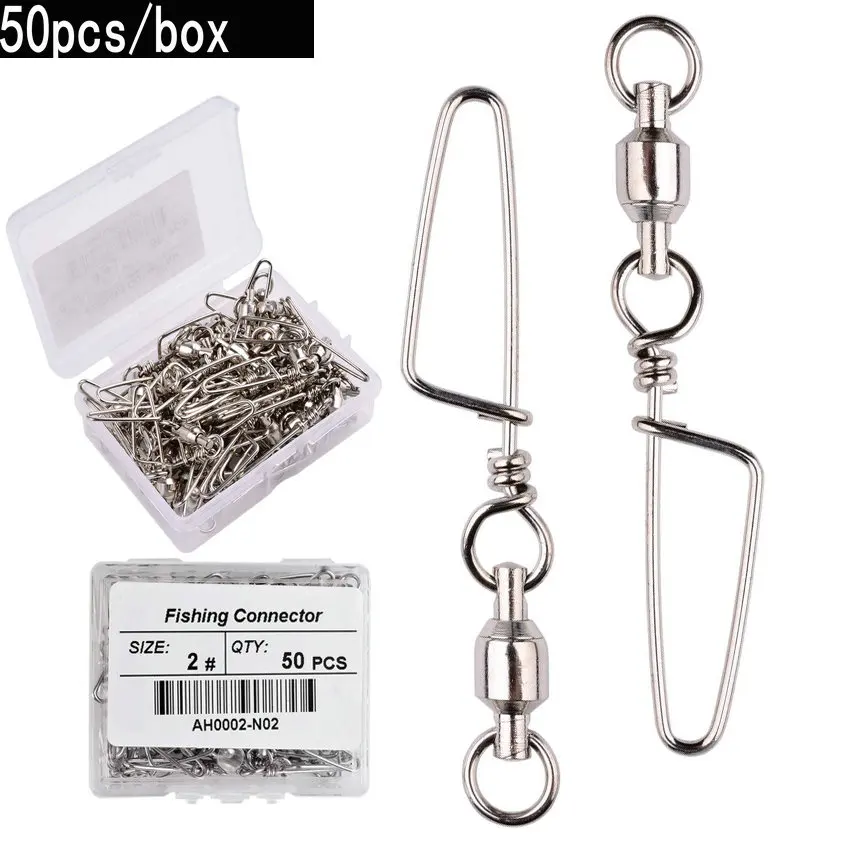 50 szt. Krętlik z łożyskiem ku – Fishing Hook Stainless Steel recenzja i cena